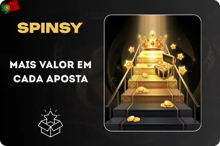 Bónus e recompensas Spinsy